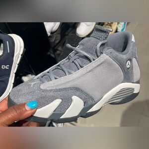Jordan 14 Retro Flint Grey (GS) size 7Y